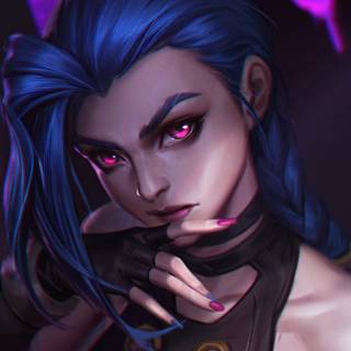 Arcane Jinx 4k wallpaper
