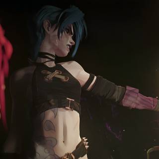 Arcane Jinx 4k wallpaper