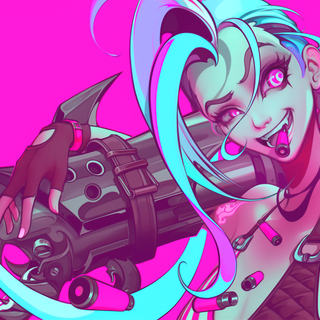 Arcane Jinx 4k wallpaper