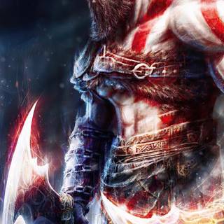 Kratos 4k mobile wallpaper