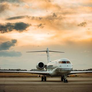 Private jet iPhone wallpaper