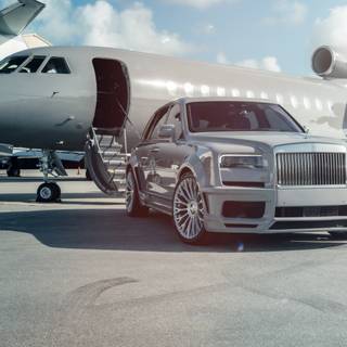 Private jet 4k wallpaper