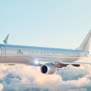 Private jet 4k wallpaper