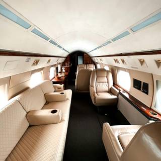 Private jet 4k wallpaper