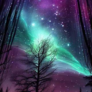 Aurora Borealis iPhone wallpaper