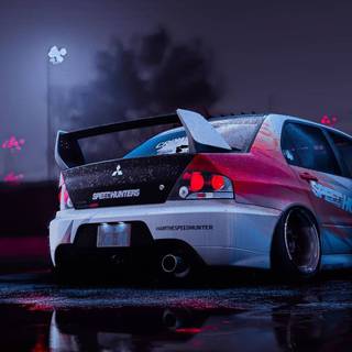 Lancer Evo phone wallpaper