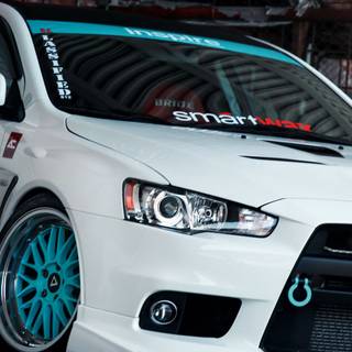 Lancer Evo phone wallpaper