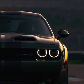 Dodge Hellcat phone wallpaper