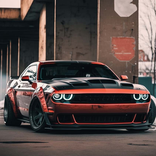 Dodge Hellcat phone wallpaper