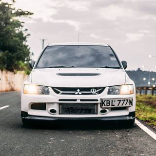 Lancer Evo phone wallpaper