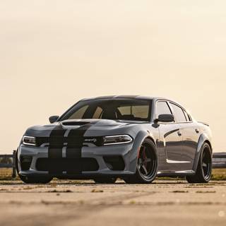 Dodge Hellcat phone wallpaper