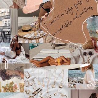 iPhone aesthetic collage wallpaper