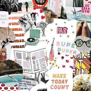 iPhone aesthetic collage wallpaper