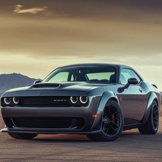 Dodge Hellcat phone wallpaper