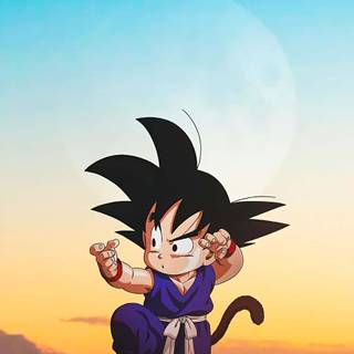 Kid Goku phone wallpaper