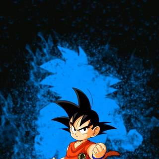Kid Goku phone wallpaper