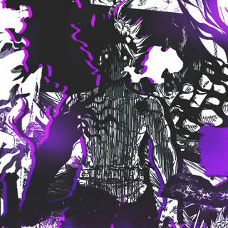 Anime purple phone wallpaper