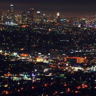 City lights iPhone wallpaper