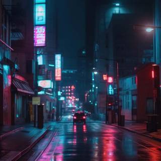 City lights iPhone wallpaper