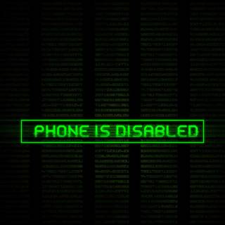 Phone disabled wallpaper