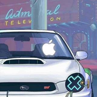 Anime cars iPhone wallpaper