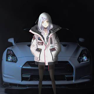 Anime cars iPhone wallpaper