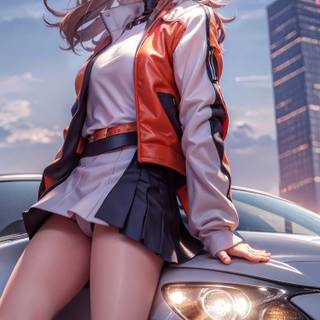 Anime cars iPhone wallpaper