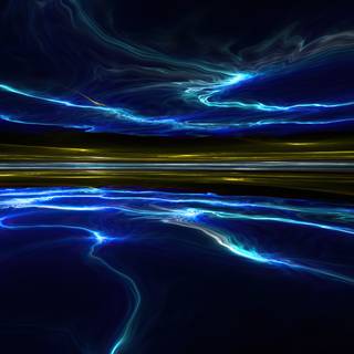 Glowing water wallpaper