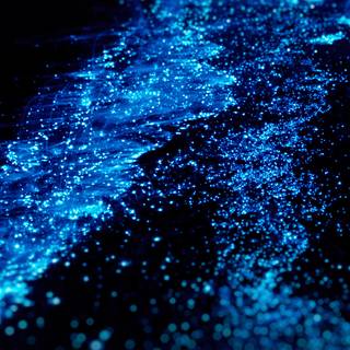 Glowing water wallpaper