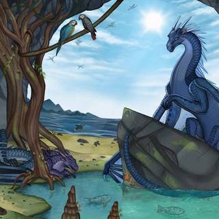 Wings of Fire Whiteout wallpaper