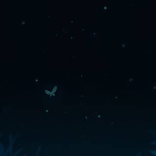 Glowing water wallpaper