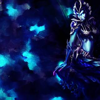 Glowing water wallpaper