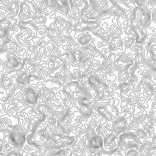White topographic wallpaper