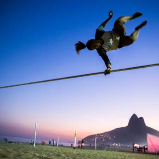 Slacklining wallpaper