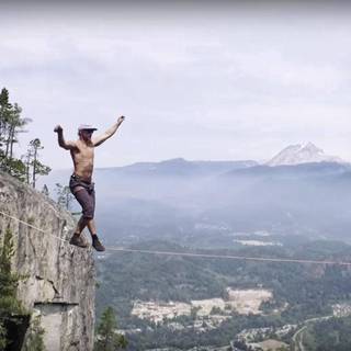 Slacklining wallpaper