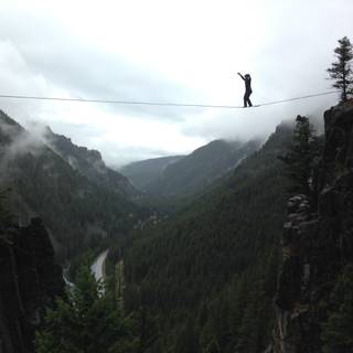 Slacklining wallpaper