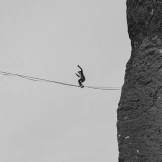 Slacklining wallpaper