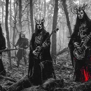 Black metal art desktop wallpaper