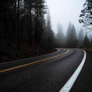 Black and white phone road wallpaper