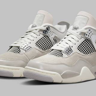 Metallic Jordan 4 desktop wallpaper