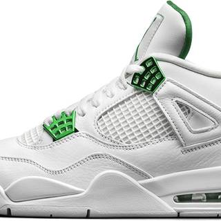 Metallic Jordan 4 desktop wallpaper