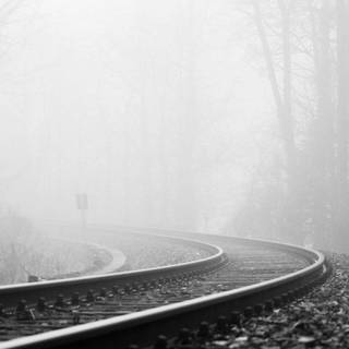 Black and white phone road wallpaper