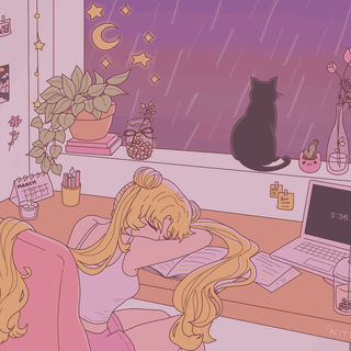 Sailor Moon Luna desktop wallpaper