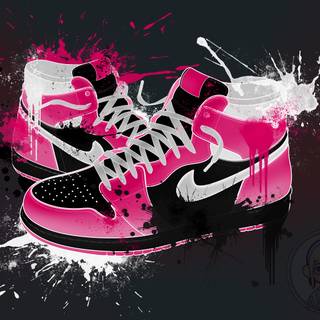 Nike pink computer wallpaper
