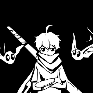 Anime gaming white wallpaper