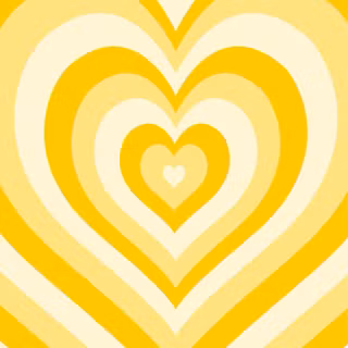 Yellow cute hearts wallpaper