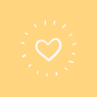 Yellow cute hearts wallpaper