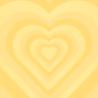 Yellow cute hearts wallpaper