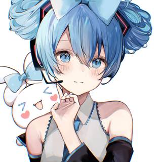 Cinnamoroll girl wallpaper