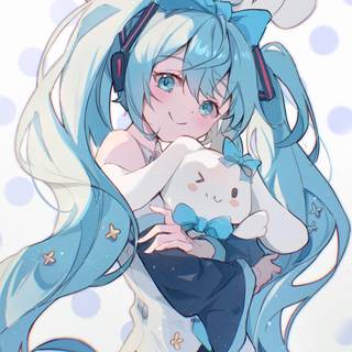 Cinnamoroll girl wallpaper